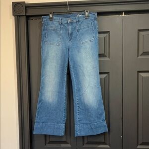 GAP Women's wide leg Jeans in Classic Blue